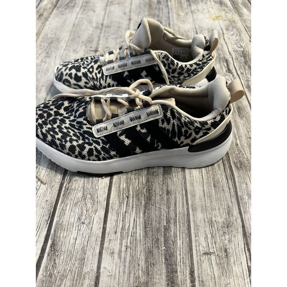 Adidas Swift Run‎ 22 Leopard Cheetah Print Black White GZ 4681 4.5